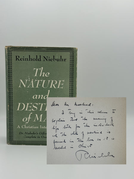 Niebuhr, Reinhold. The Nature and Destiny of Man
