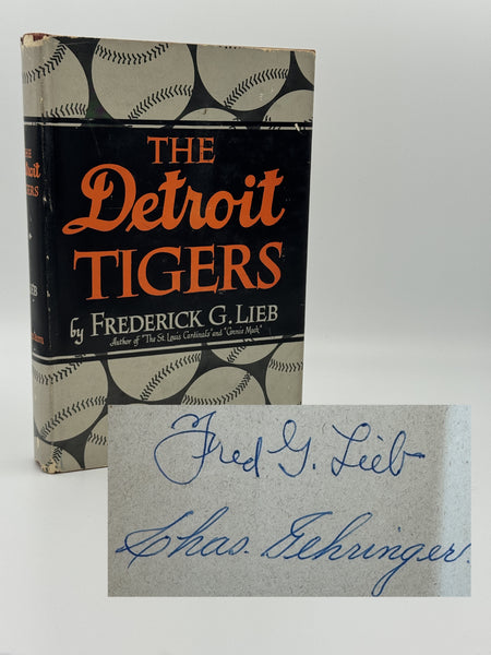 (Gehringer, Charles) Lieb, Fredrick G.  The Detroit Tigers
