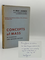 Jammer, Max.  Concepts of Mass