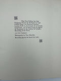 (Maschler, Tom) Ginsberg, Allen. Wales - A Visitation, July 29, 1967