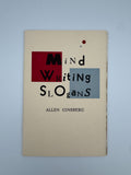 Ginsberg, Allen. Mind Writing Slogans