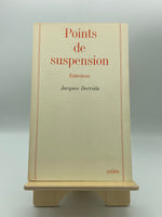 Derrida, Jacques.  Points de Suspension