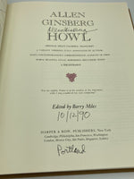 Ginsberg, Allen.  Howl: Original Draft Facsimile, Transcript & Variant Versions.
