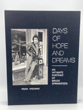 (Springsteen, Bruce).  Stefanko, Frank.  Days of Hope and Dreams : An Intimate Portrait of Bruce Springsteen