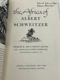 Joy, Charles R. & Arnold, Melvin (Albert & Helene Schweitzer).  The Africa of Albert Schweitzer