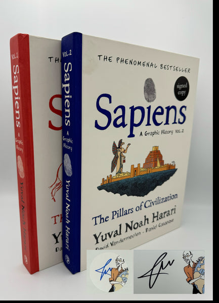Harari, Yuval Noah.  Sapiens.  A Graphic History (2 volumes)