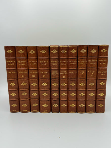 Fielding, Henry.  The Shakespeare Head Edition of Fielding's Novels (Bayntun Binding)