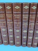 Fielding, Henry.  The Shakespeare Head Edition of Fielding's Novels (Bayntun Binding)