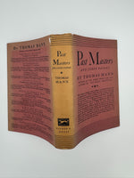 Mann, Thomas. Past Masters and Other Essays