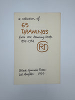 Duncan, Robert A Selection of 65 Drawings from one drawing book 1952-1956