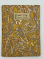 (Baskin, Leonard) A Letter from William Blake