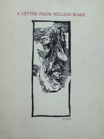 (Baskin, Leonard) A Letter from William Blake