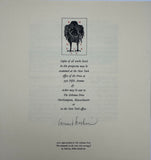 (Baskin, Leonard). A Listing of Books to be Had From the Gehenna Press & of Several New Works Now in Press