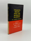 Eiseley, Loren. Francis Bacon and the Modern Dilemma