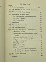 Schrodinger, Erwin.  Statistical Thermodynamics. A Course of Seminar Lectures