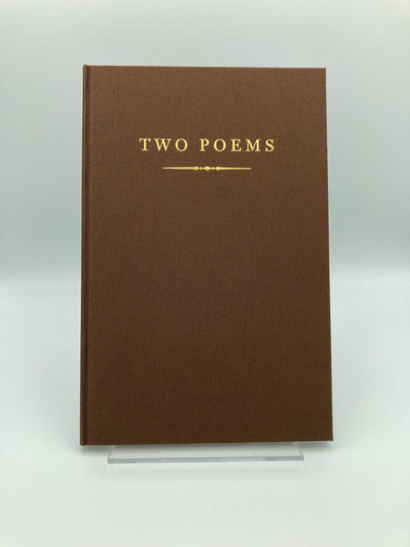 Howard, Richard.  Two Poems