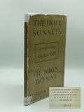 Gill, Eric.  The Holy Sonnets of John Donne